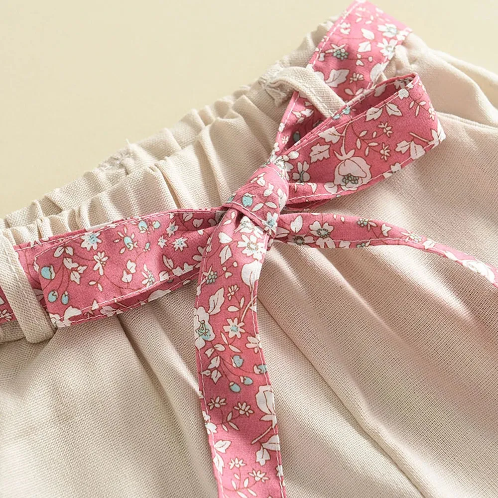 Flower Dream For Girls - Summery Set With Floral Pattern
