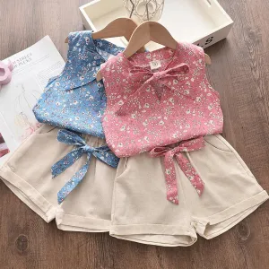 Flower Dream For Girls - Summery Set With Floral Pattern