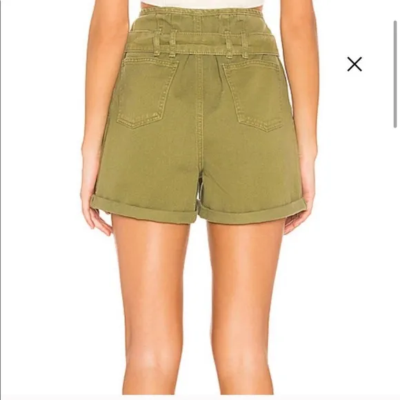 FREE PEOPLE green Sage shorts