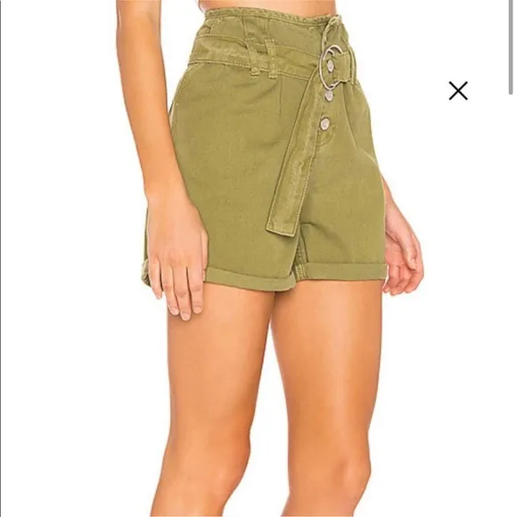 FREE PEOPLE green Sage shorts