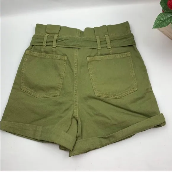 FREE PEOPLE green Sage shorts