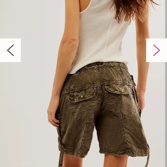 FREE PEOPLE Moon Bay Parachute Shorts, NWOT, S