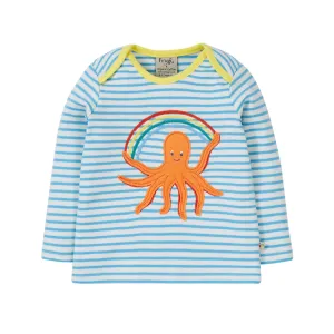 Frugi Bobby Infant T-Shirt Kf7ys Octopus