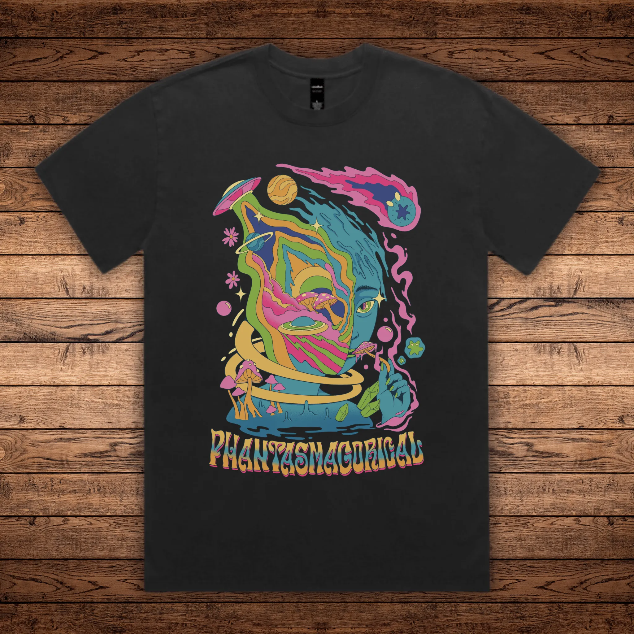 Galactic Mind - Heavy Faded Sustainable Tee