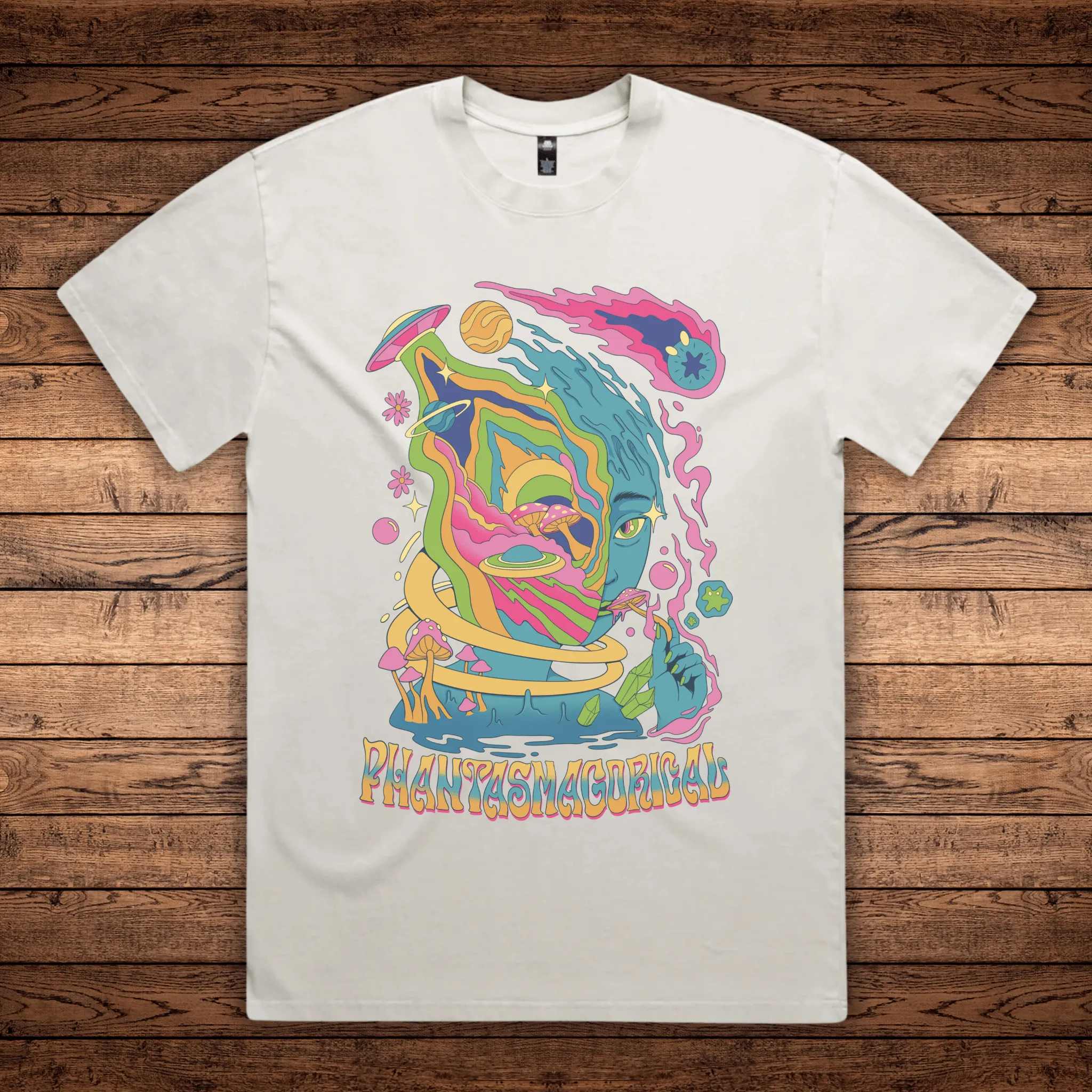 Galactic Mind - Heavy Faded Sustainable Tee
