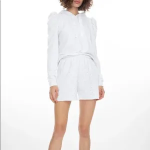 Generation Love Aria Crystal Shorts White Medium NEW NWT