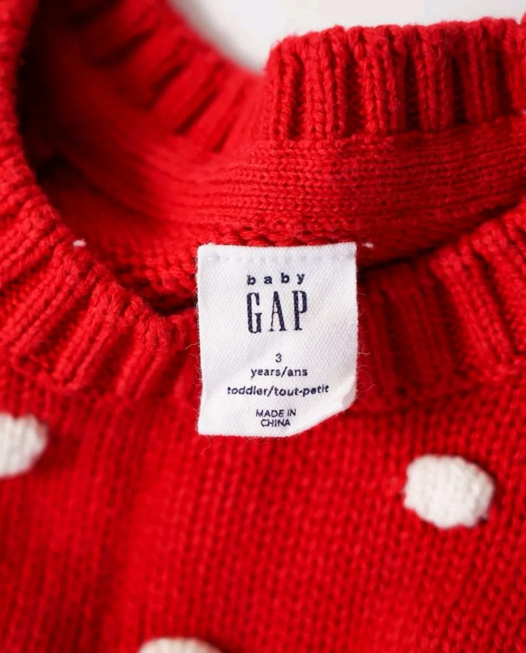 GIRL SIZE 3 YEARS - Baby GAP, Thick Knit Sweater Dress EUC B15