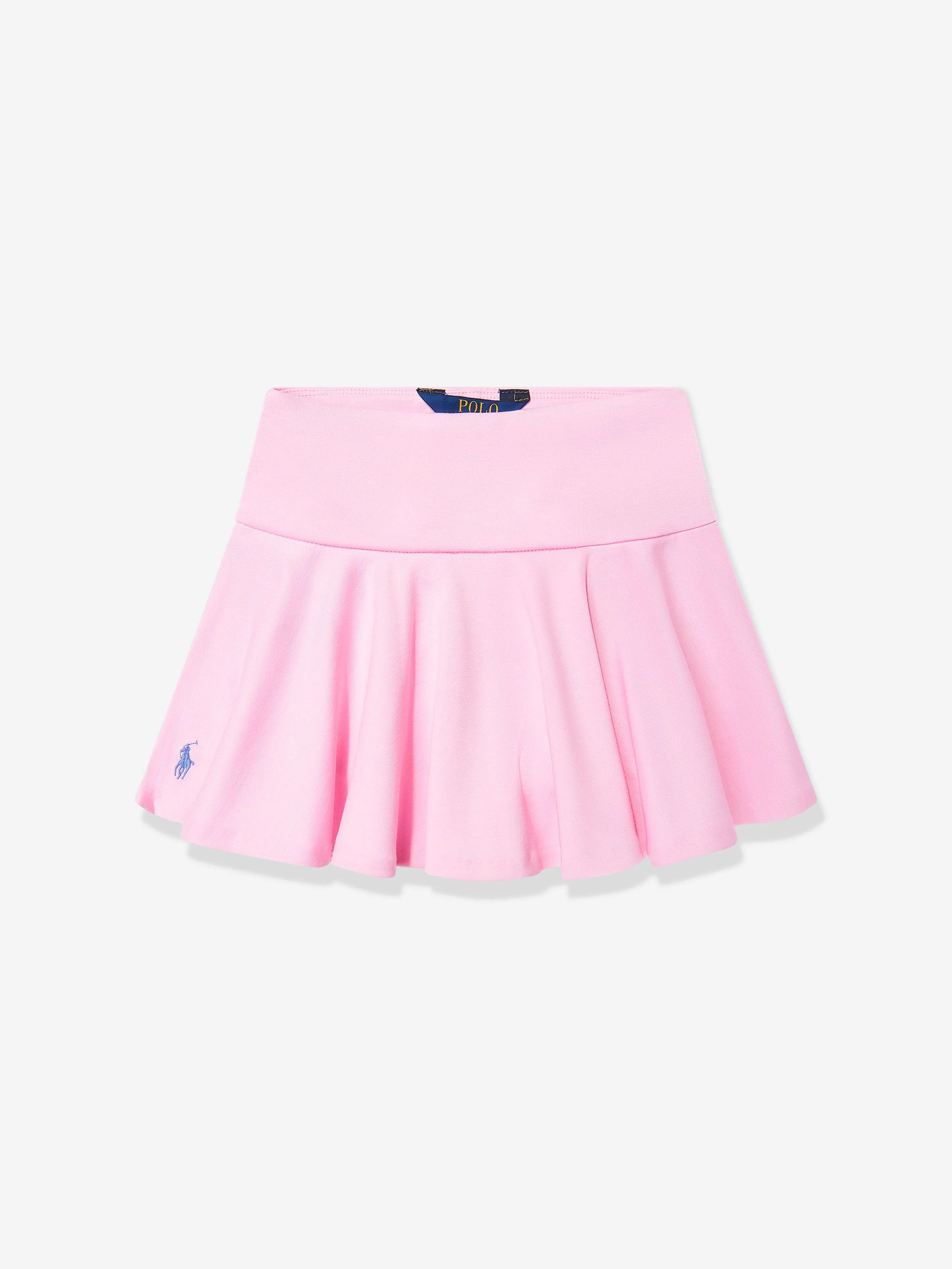 Girls T-Shirt and Skirt Set in Pink