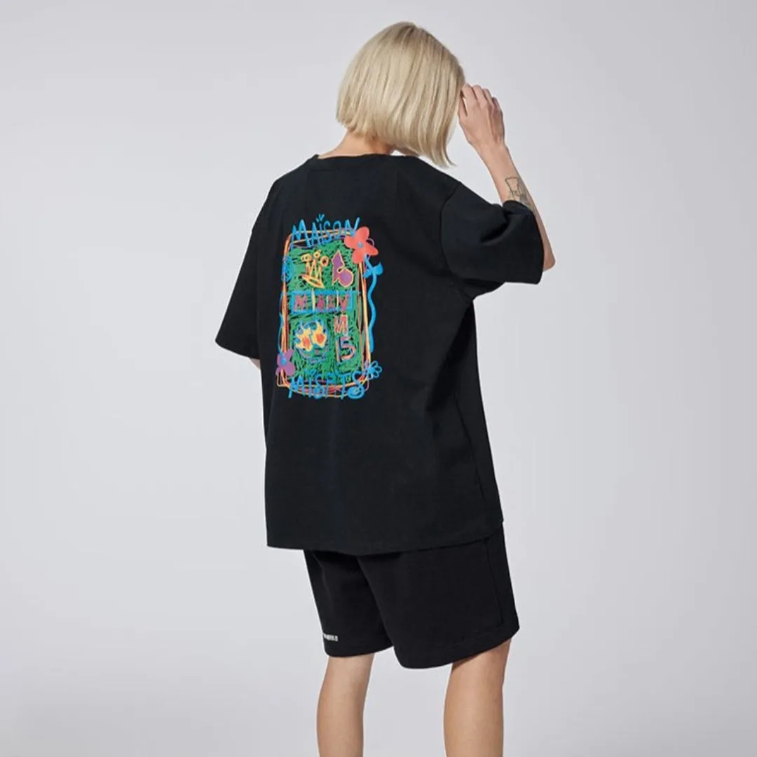 Graffiti - T-shirt - Black or white