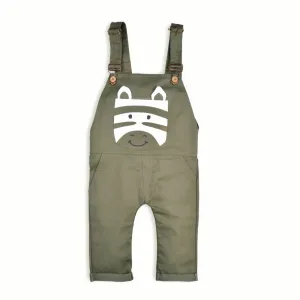 Green Twill Dungaree