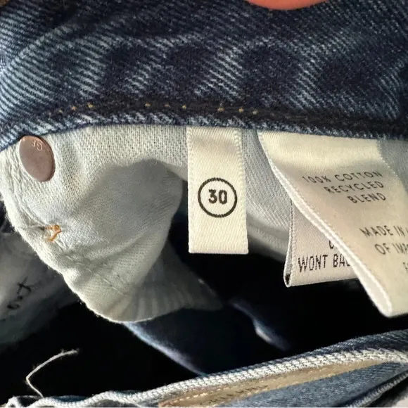 Grlfrnd jorts Beverly size 30