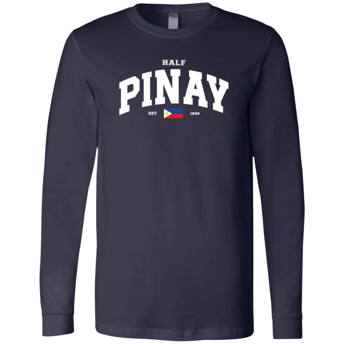 Half Pinay Unisex Jersey Long Sleeve T-Shirt