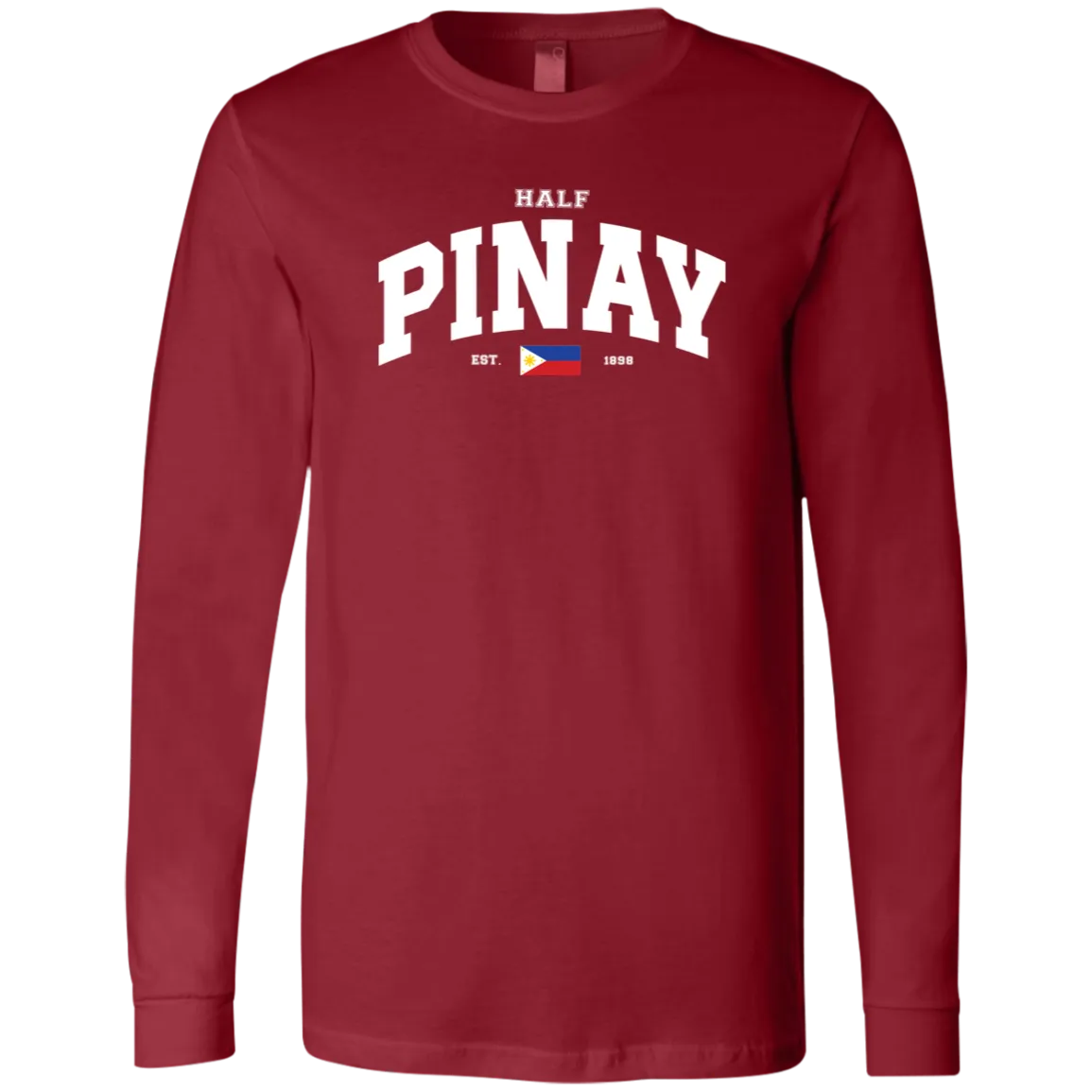 Half Pinay Unisex Jersey Long Sleeve T-Shirt
