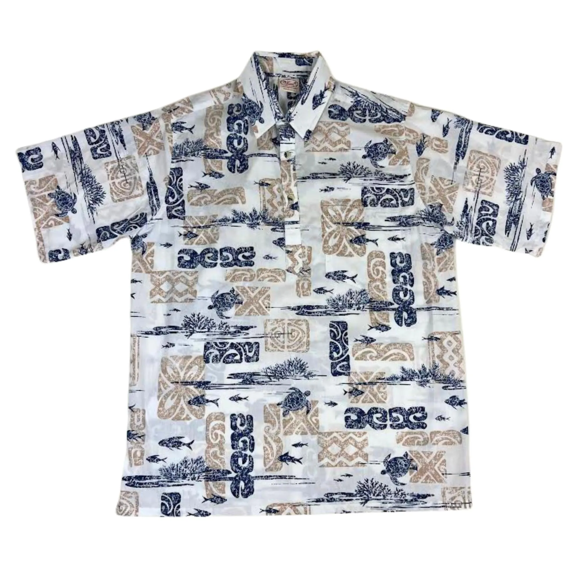 Hawaiian Reef Pullover (Stone)