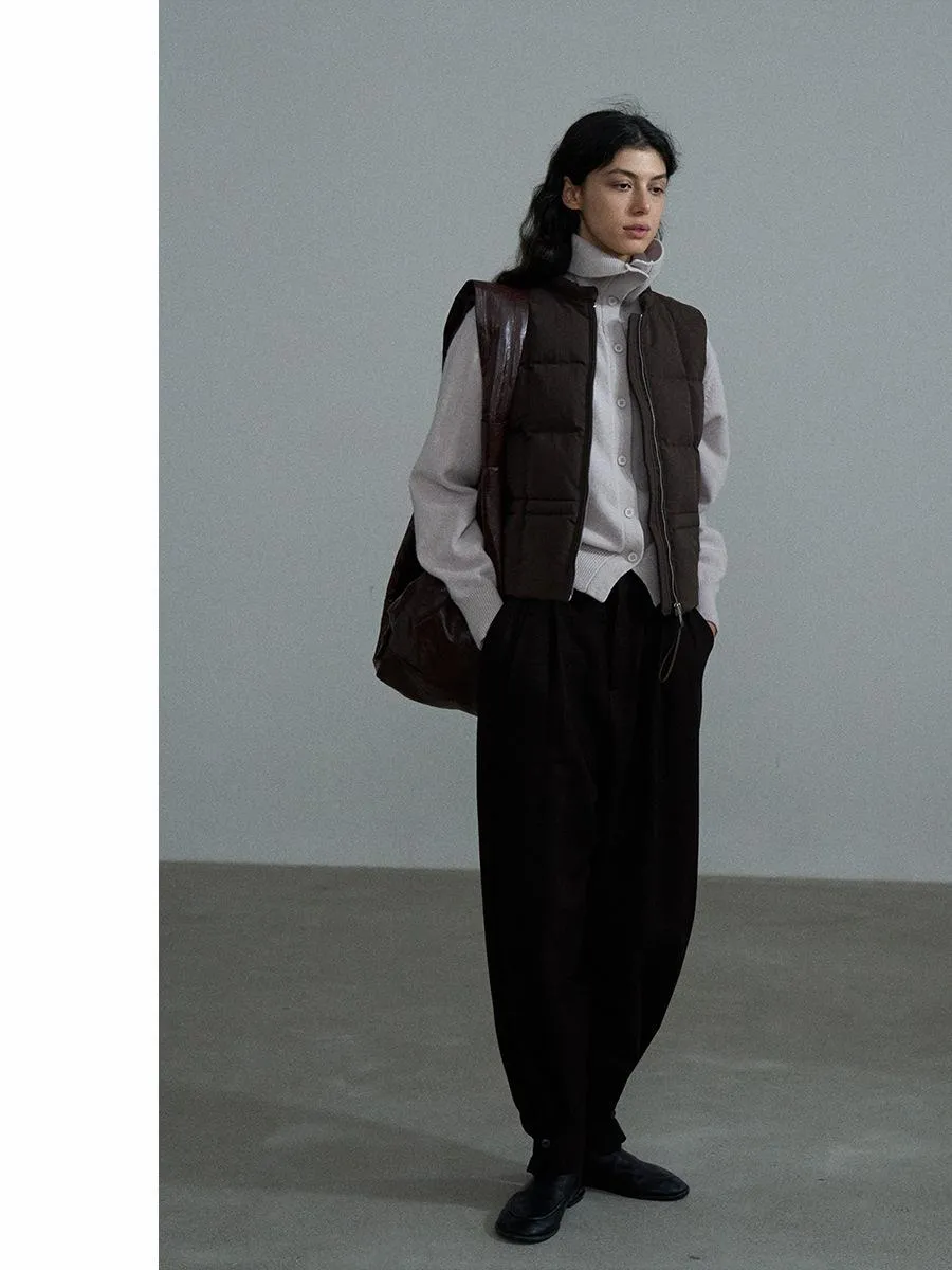 High-Neck Cardigan