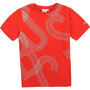 HUGO BOSS - T Shirt - Red