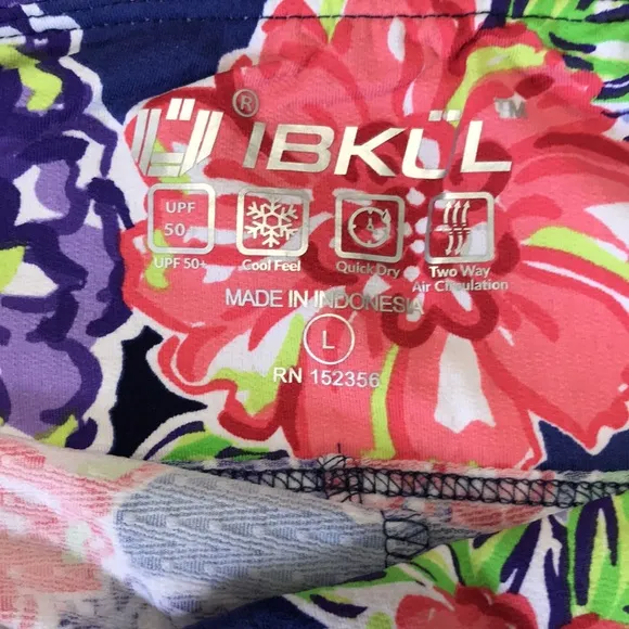 IBKUL Larisa Golf Skort size XL Floral Navy NWT