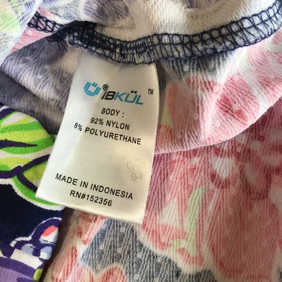 IBKUL Larisa Golf Skort size XL Floral Navy NWT