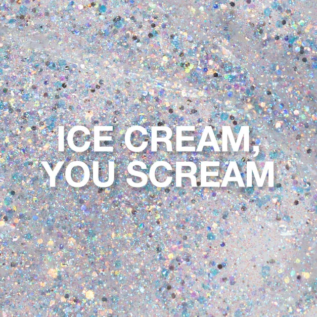 Ice Cream, You Scream Glitter Gel