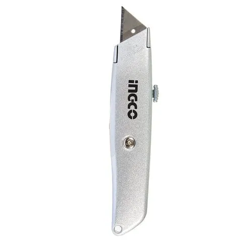 Ingco Utility Knife with Auto-Lock and SK5 Blade – HUK615