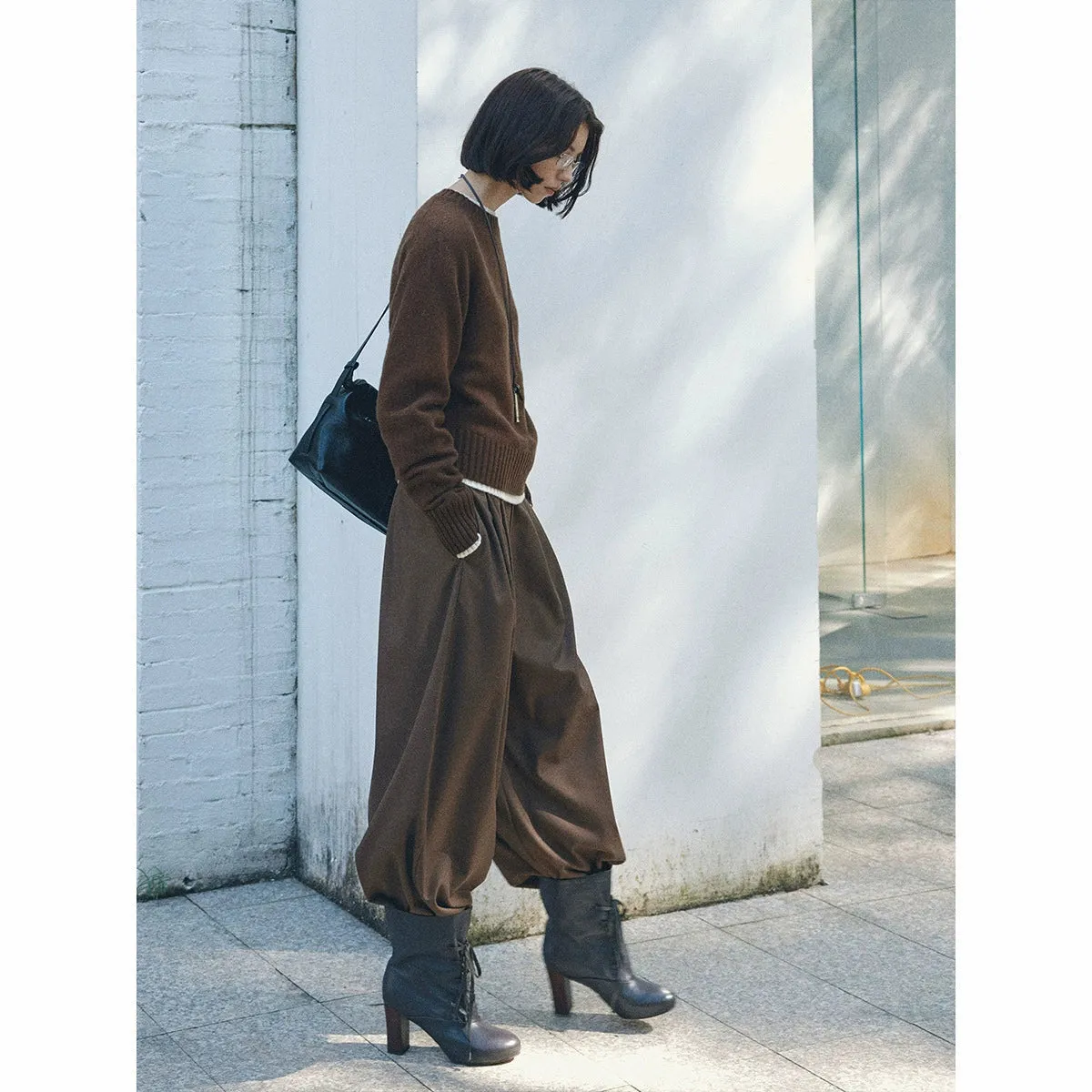 Irregular Knit Sweater