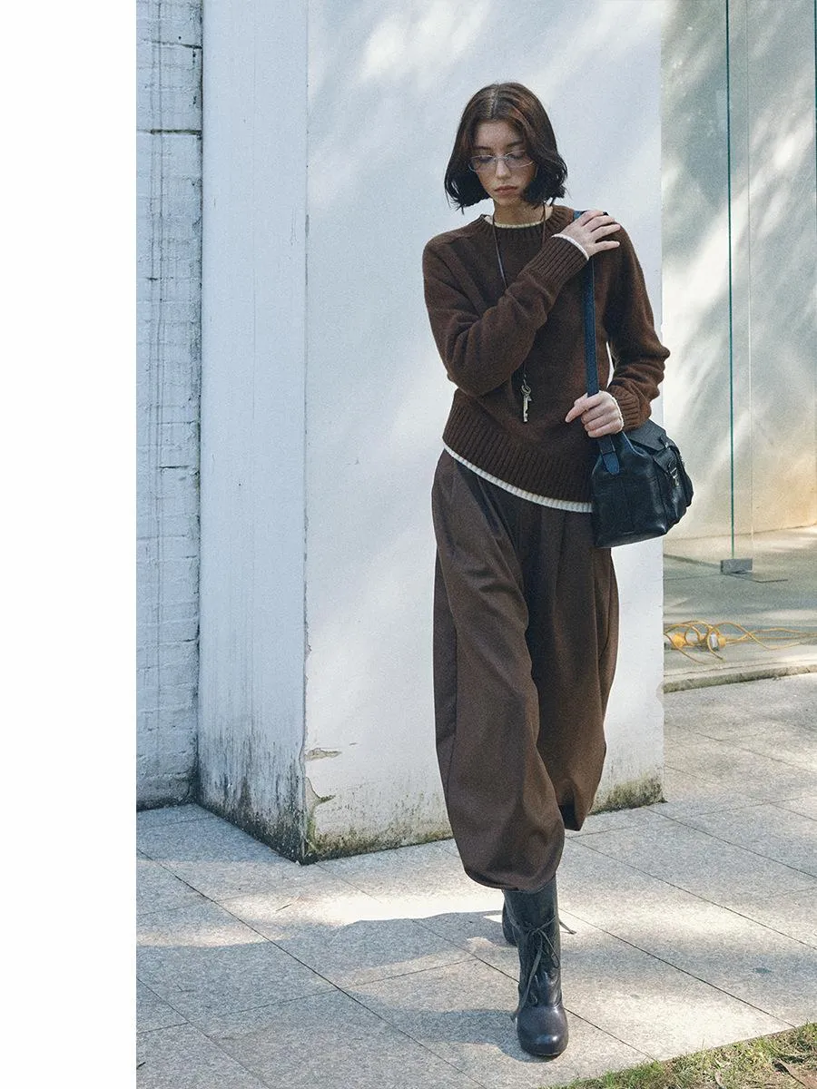 Irregular Knit Sweater