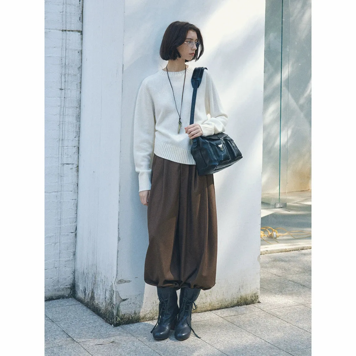 Irregular Knit Sweater