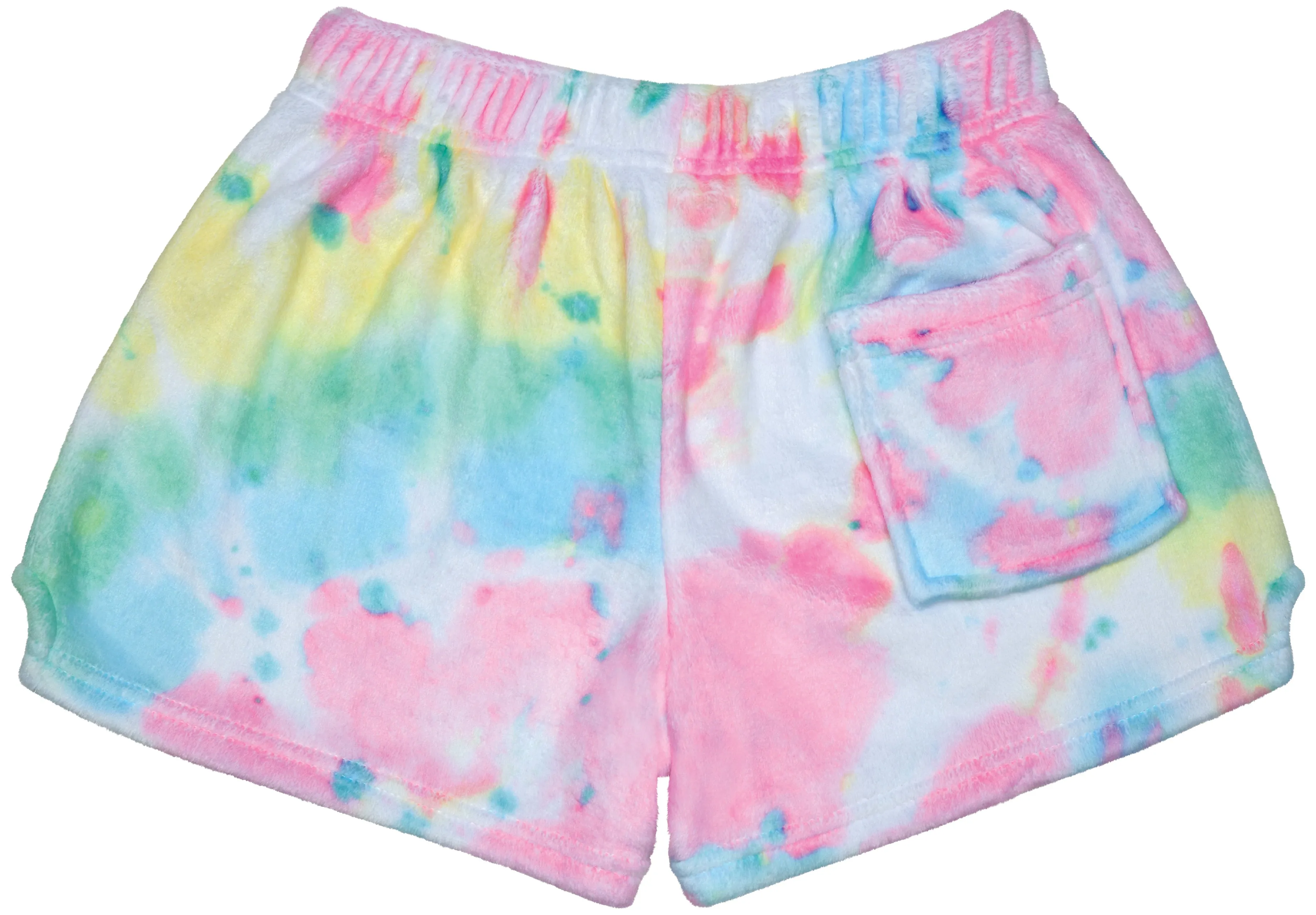 Iscream Swirl Tie Dye Plush Shorts