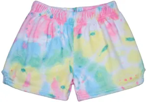 Iscream Swirl Tie Dye Plush Shorts