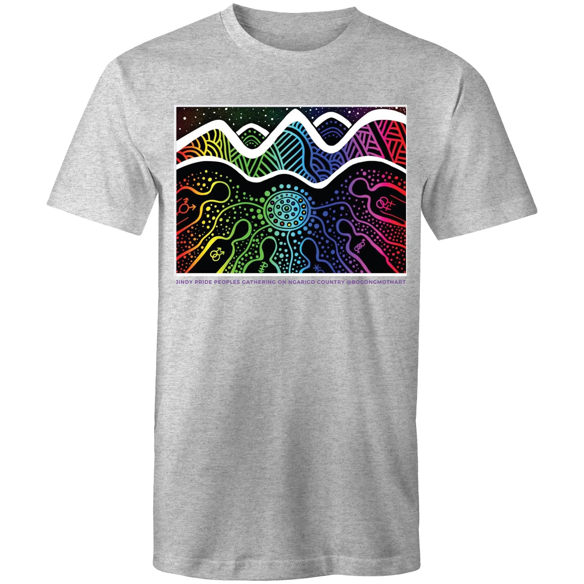 Jindy Pride Ngarigo Country Art T-Shirt Unisex (CLB007)