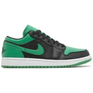 Jordan 1 Low 'Black Lucky Green'
