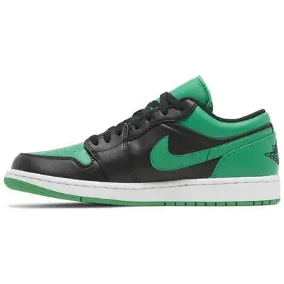 Jordan 1 Low 'Black Lucky Green'