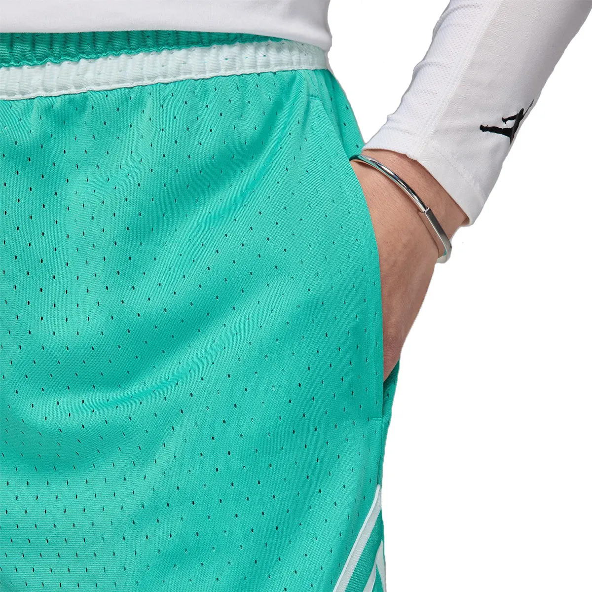 Jordan Sport Dri-FIT Mesh Diamond Shorts 'Washed Teal'