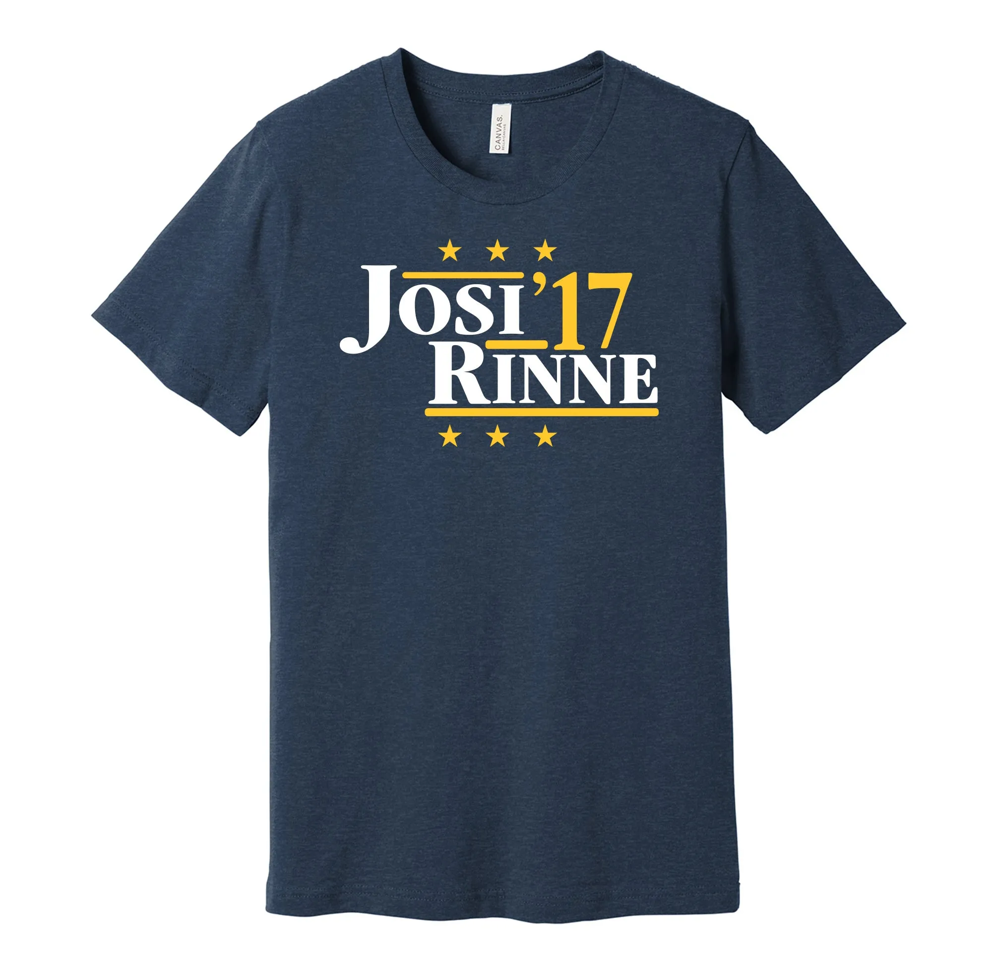 Josi & Rinne '17 - Nashville Hockey Legends Political Campaign Parody T-Shirt - Hyper Than Hype Shirts