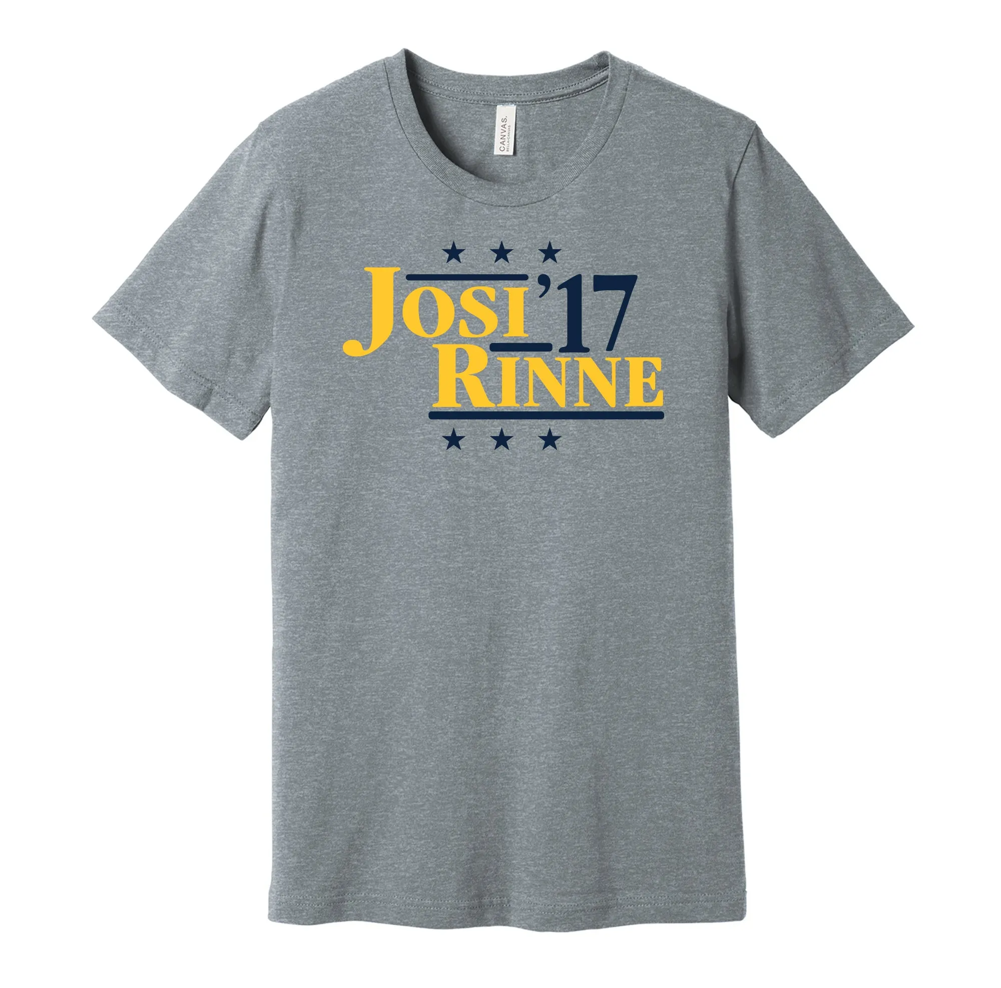 Josi & Rinne '17 - Nashville Hockey Legends Political Campaign Parody T-Shirt - Hyper Than Hype Shirts