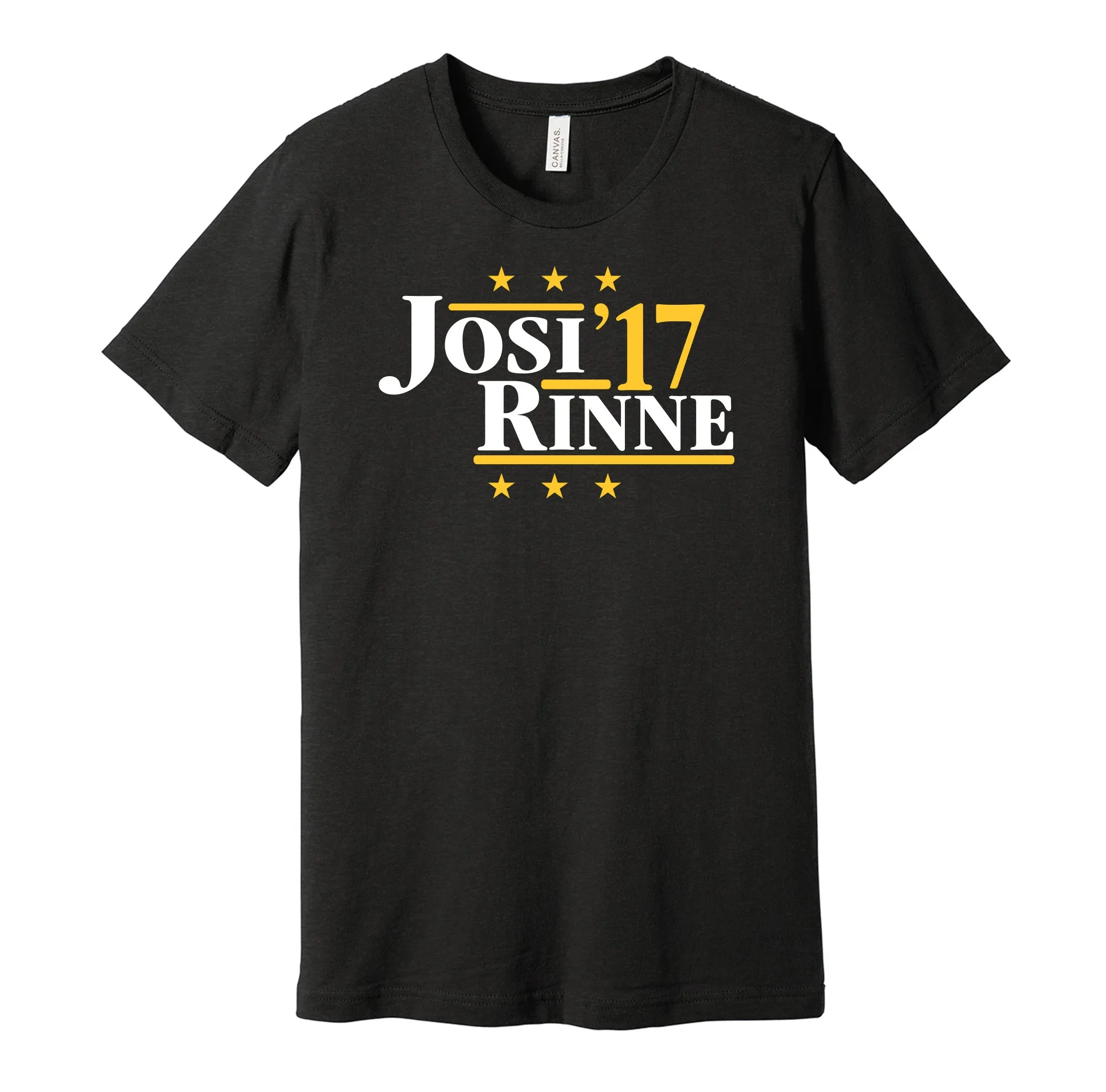 Josi & Rinne '17 - Nashville Hockey Legends Political Campaign Parody T-Shirt - Hyper Than Hype Shirts