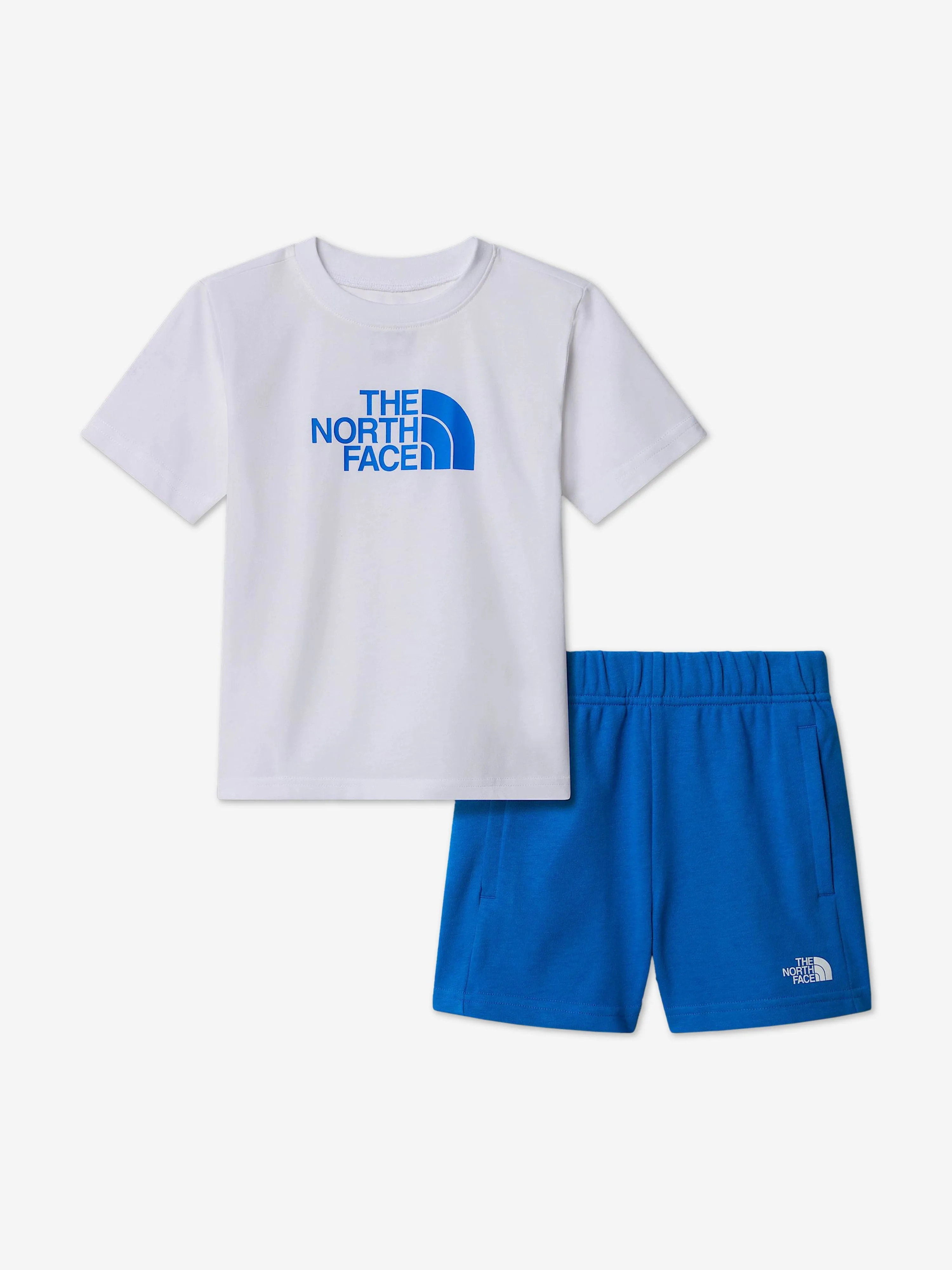 Kids Cotton Short Set in Blue