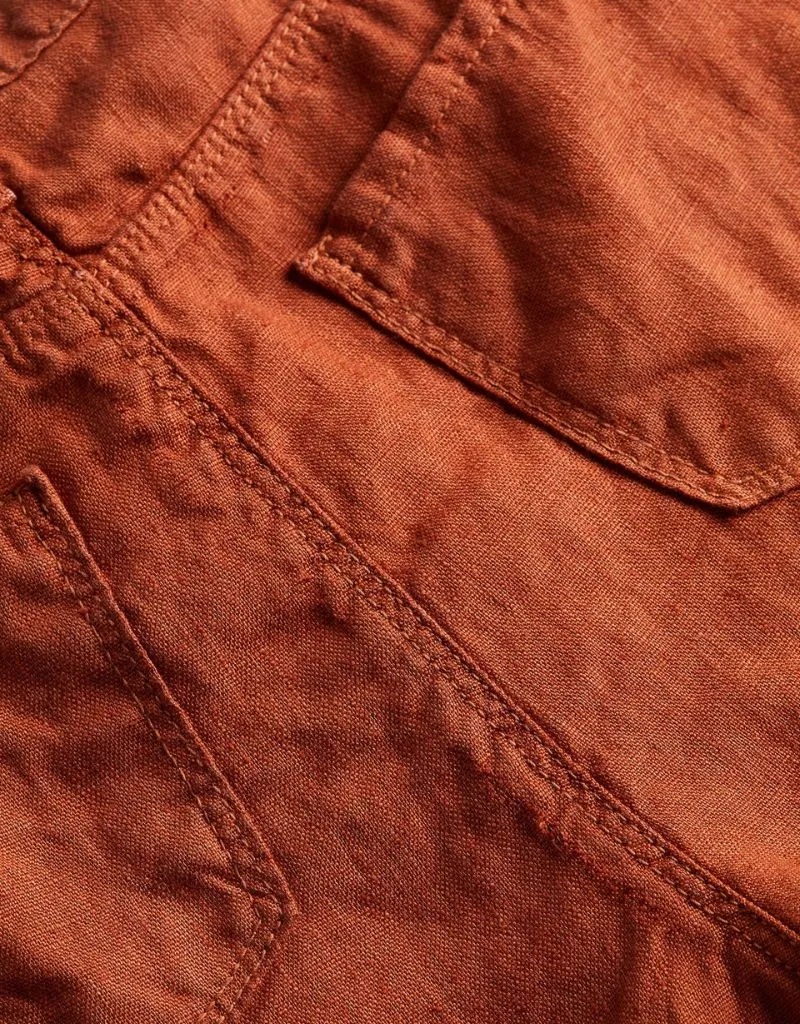 L'agence Gina High Rise Shorts in Sienna