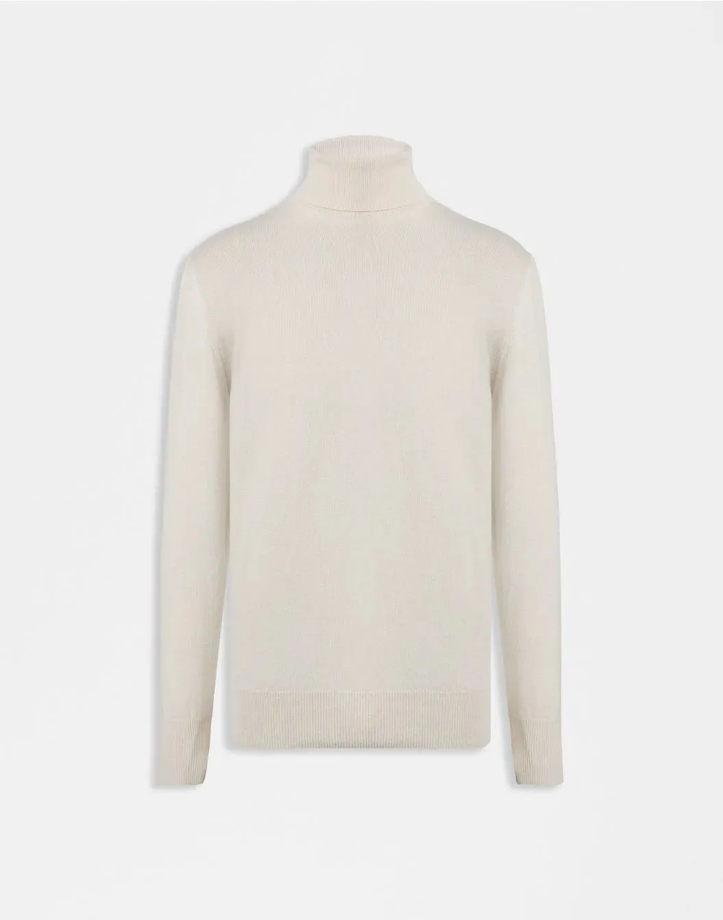 LARDINI Cashmere Turtleneck Sweater | Cream