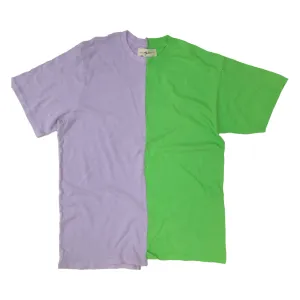 Lavender/Lime Split T-shirt