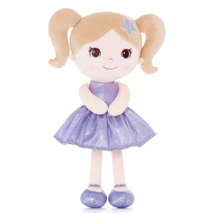 Lazadagifts 12-inch Personalized Fashion Girls Stars Glitter Girls Purple