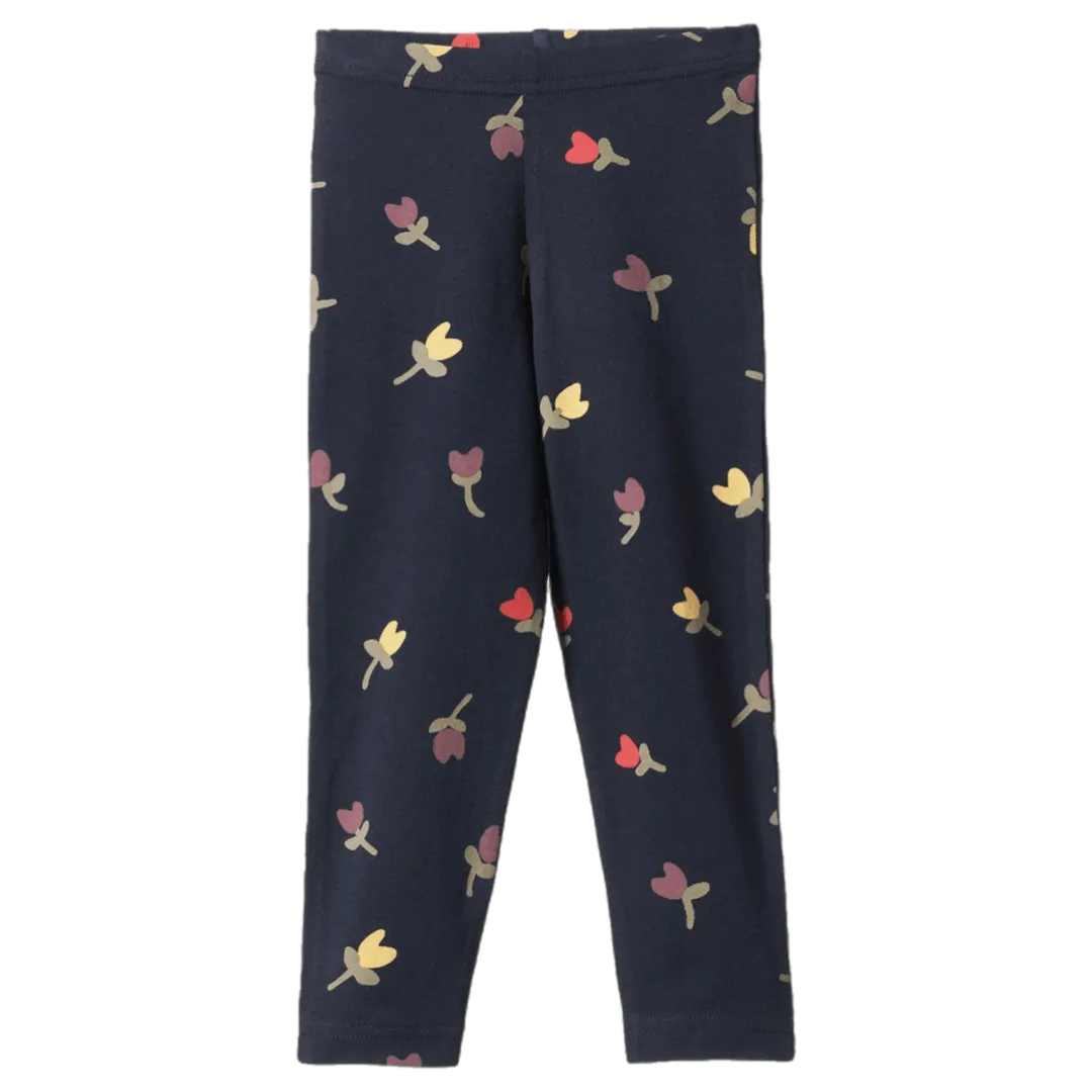 Leggings - Navy Tulip