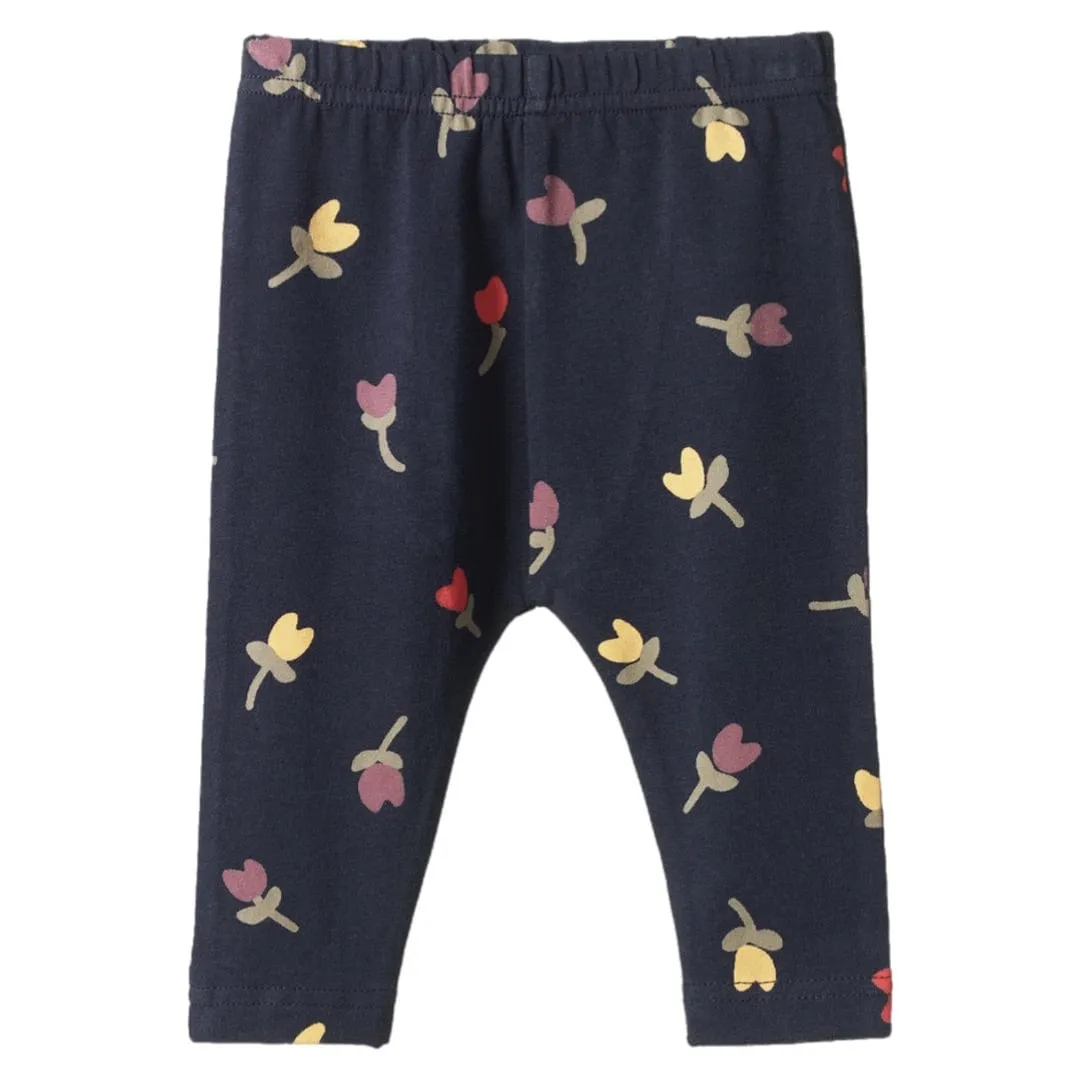 Leggings - Navy Tulip