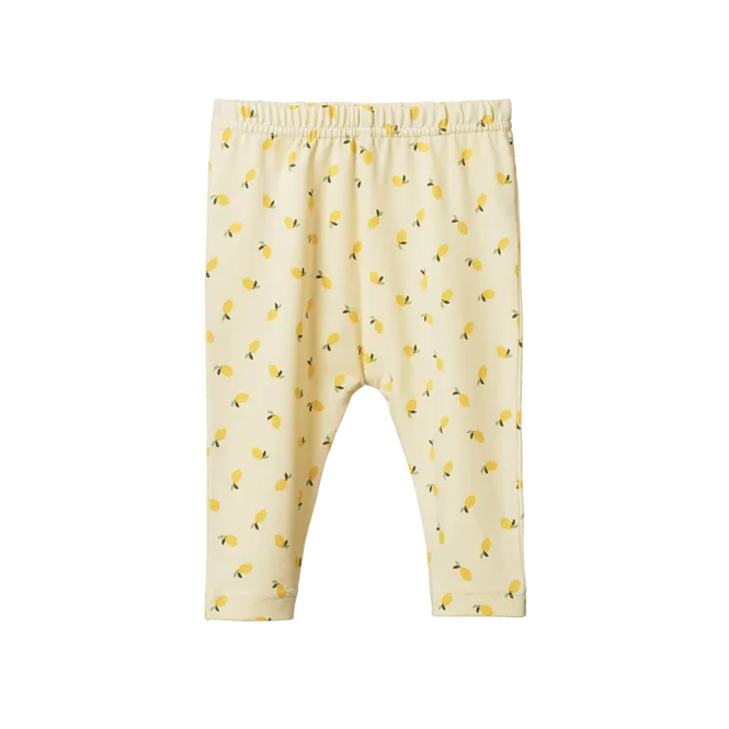 LEGGINGS - Petite Lemon Cream Print | Nature Baby