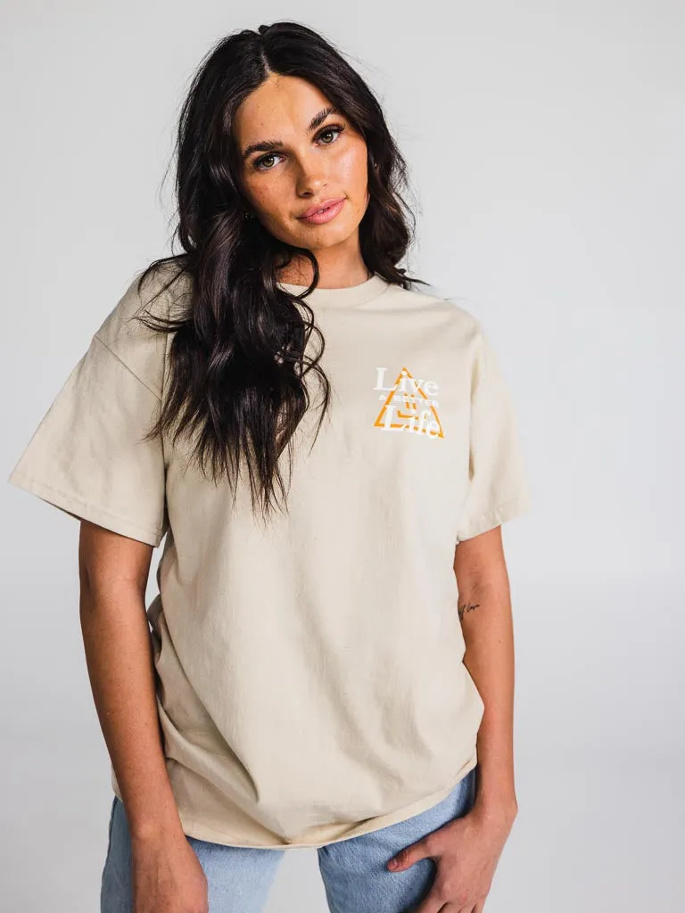 Live A Better Life Tee - Sand