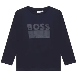 Logo Artwork T-Shirt - Navy