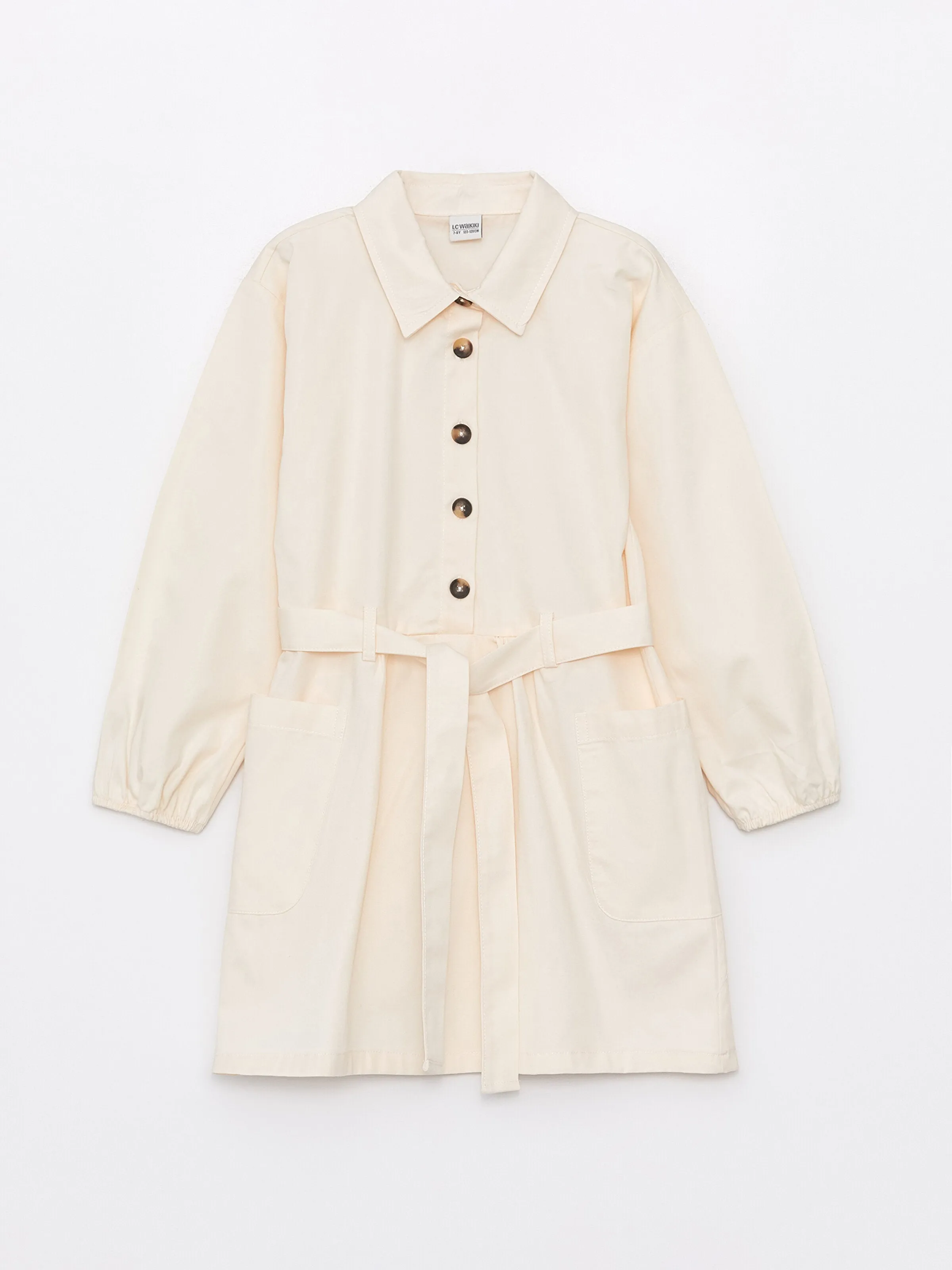 Long Sleeve Girls Shirt Dress