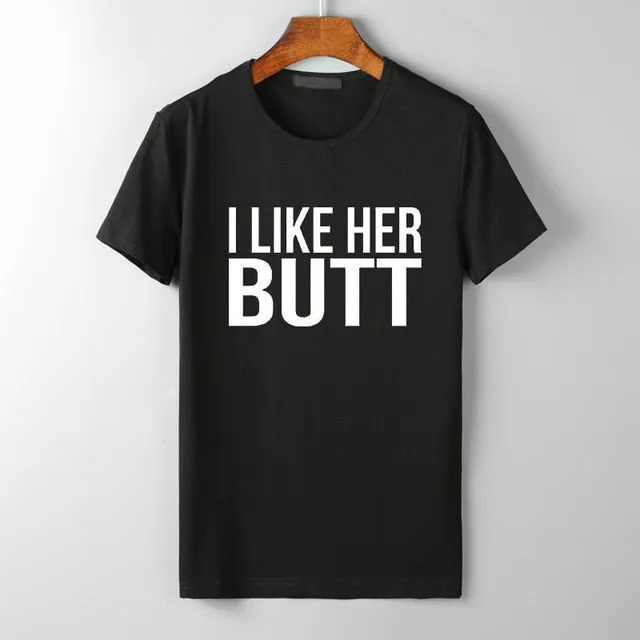 Look Good Lovers T-Shirt  His Beard & Her Butt T-shirts