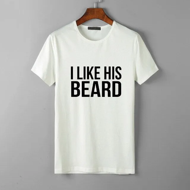 Look Good Lovers T-Shirt  His Beard & Her Butt T-shirts