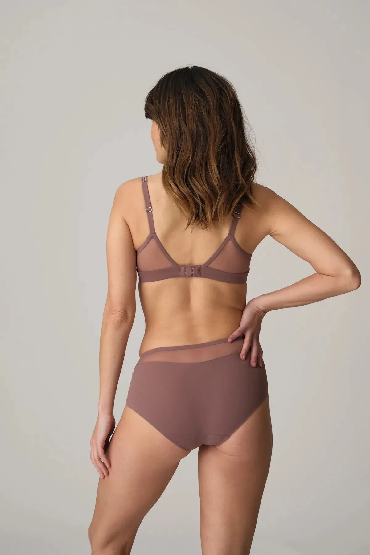 Louie Shorts In Satin Taupe - Marie Jo